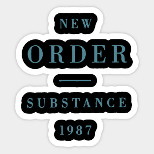 substance 1987 Sticker